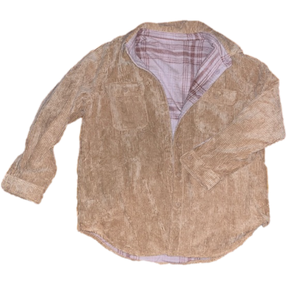 Corduroy shacket